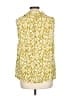 Vince Camuto 100% Polyester Yellow Sleeveless Blouse Size L - photo 2