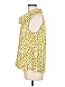 Vince Camuto 100% Polyester Yellow Sleeveless Blouse Size L - photo 5