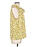 Vince Camuto 100% Polyester Yellow Sleeveless Blouse Size L - photo 4