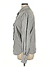 Max Studio Houndstooth Gray Long Sleeve Blouse Size XL - photo 5