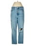 Madewell Hearts Blue Jeans Size 27 waist (petite) - photo 1