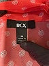BCX 100% Polyester Polka Dots Orange 3/4 Sleeve Blouse Size M - photo 7
