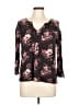 Daniel Rainn 100% Rayon Black 3/4 Sleeve Blouse Size L - photo 1