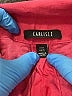 Carlisle 100% Linen Pink 3/4 Sleeve Button-Down Shirt Size 8 - photo 4
