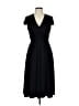 David Meister 100% Polyester Solid Black Casual Dress Size 10 - photo 1