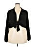 IMAN Black Long Sleeve Blouse Size 3X (petite) - photo 1