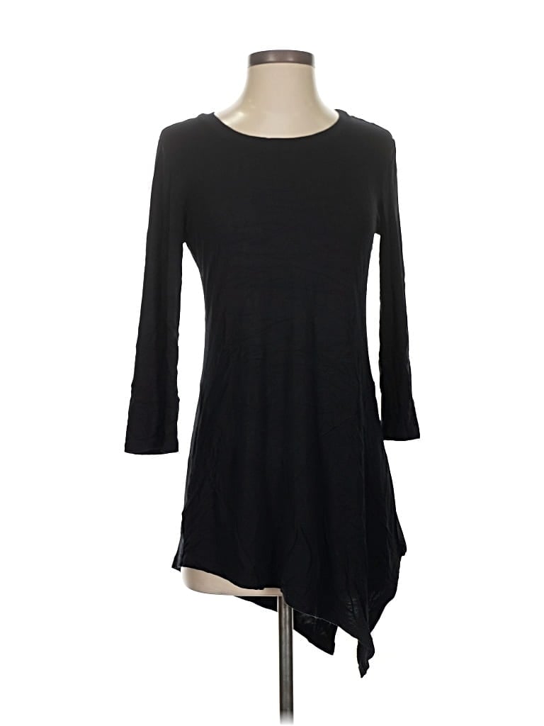 Pre-owned Logo Layers 3/4 Sleeve T-shirt In Black