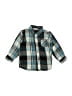 Hurley Plaid Teal Long Sleeve Button-Down Shirt 18-24 MO / 24 MO - photo 1