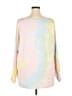 Shein Tie-dye Yellow Pink Long Sleeve Top Size 3X - photo 2