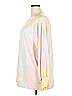 Shein Tie-dye Yellow Pink Long Sleeve Top Size 3X - photo 5