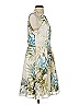Ted Baker London 100% Polyester Tropical Green Ivory Cocktail Dress Size 24 waist (estimated) - photo 4