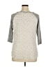 Vanity Gray 3/4 Sleeve Top Size XL - photo 2