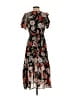 Assorted Brands Print Black Casual Dress Size S (estimated) - photo 2