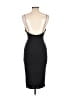 Mezzanine Solid Black Cocktail Dress Size L - photo 2