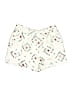 Blithe Print Multi Color Ivory Shorts Size S - photo 1