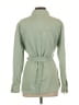 Zara 100% Cotton Green Jacket Size S - photo 2