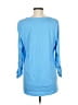 Calvin Klein Blue 3/4 Sleeve Blouse Size M - photo 2
