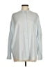 Vince. Solid Gray Long Sleeve Button-Down Shirt Size M - photo 1