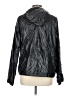 Athleta 100% Nylon Metallic Black Windbreaker Size L - photo 2