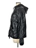 Athleta 100% Nylon Metallic Black Windbreaker Size L - photo 5
