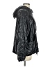 Athleta 100% Nylon Metallic Black Windbreaker Size L - photo 4