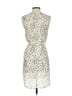 H&M 100% Polyester Polka Dots Ivory Cocktail Dress Size 2 - photo 2