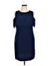 AB Studio 100% Polyester Blue Cocktail Dress Size 14 - photo 1