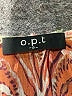 o.p.t 100% Polyester Paisley Orange Cocktail Dress Size S - photo 6
