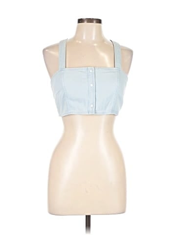 American Eagle Outfitters Sleeveless Button-Down Shirt (view 1)