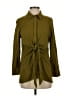 Zara Green Long Sleeve Blouse Size XS - photo 1