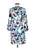 Cacharel Print Blue Casual Dress Size 6 - photo 2