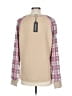 NORACORA Checkered-gingham Tan Cardigan Size L - photo 2