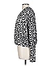 MICHAEL Michael Kors Animal Print Silver Long Sleeve Blouse Size L (petite) - photo 5