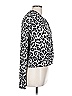 MICHAEL Michael Kors Animal Print Silver Long Sleeve Blouse Size L (petite) - photo 4