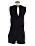 Ann Taylor LOFT 100% Rayon Solid Black Romper Size XS - photo 2