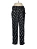 J.Crew 100% Polyester Polka Dots Black Casual Pants Size 8 - photo 1
