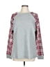 NORACORA Plaid Gray Pullover Sweater Size L - photo 1