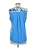 Hanna & Gracie 100% Polyester Blue Sleeveless Blouse Size M - photo 2