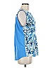Hanna & Gracie 100% Polyester Blue Sleeveless Blouse Size M - photo 4
