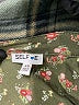 SELF E Plaid Green Long Sleeve Blouse Size XS - photo 7