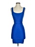 Bebe Solid Blue Cocktail Dress Size S (petite) - photo 1