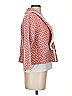 Lilla P 100% Cotton Chevron-herringbone Red Blazer Size S - photo 4