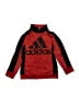 Adidas Red Zip Up Hoodie Size 7 - photo 1