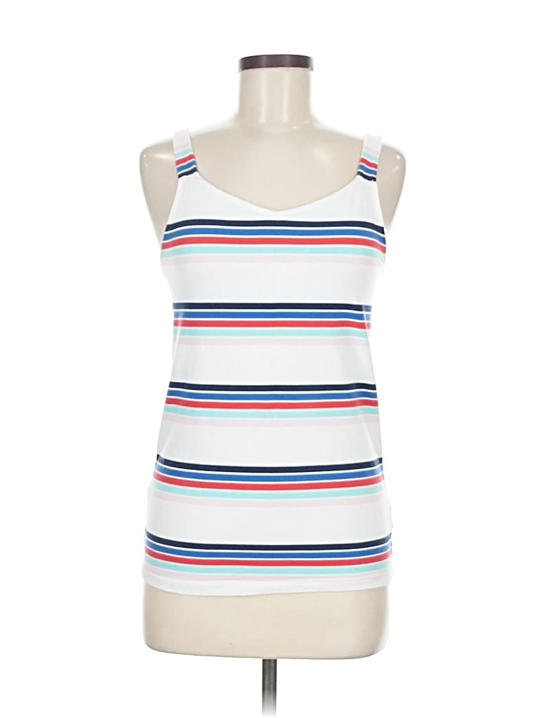 Pre-owned Torrid Tank Top White Strapless Neckline Tops