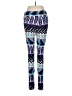 Lularoe Graphic Blue Leggings One size - photo 2