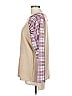 NORACORA Checkered-gingham Tan Cardigan Size L - photo 5