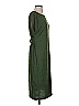 Max Studio Solid Green Casual Dress Size XS - photo 4