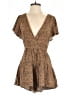 Trixxi 100% Rayon Animal Print Brown Romper Size S - photo 1