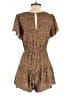 Trixxi 100% Rayon Animal Print Brown Romper Size S - photo 2