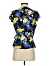 Banana Republic 100% Polyester Blue Short Sleeve Blouse Size S - photo 2